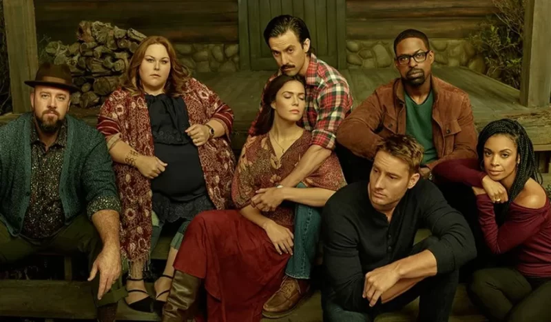 a imagem mostra o elenco da série de conforto this is us