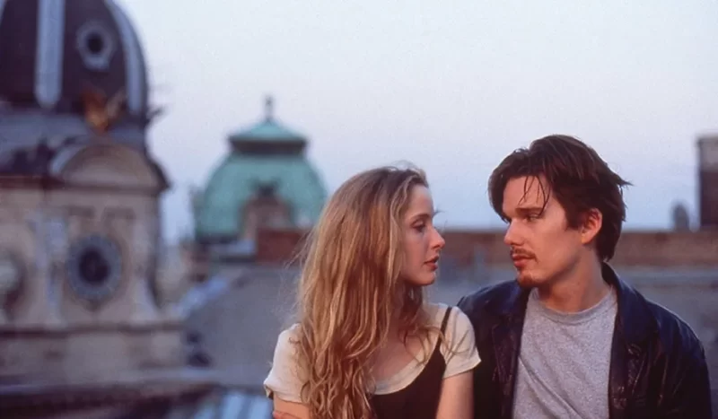 a imagem mostra uma cena do filme antes do amanhecer