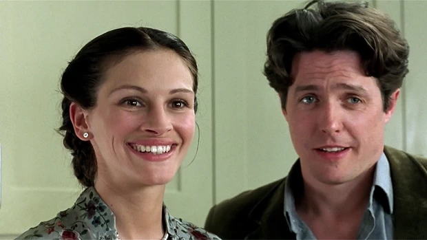 a imagem mostra uma cena do filme um lugar chamado notting hill